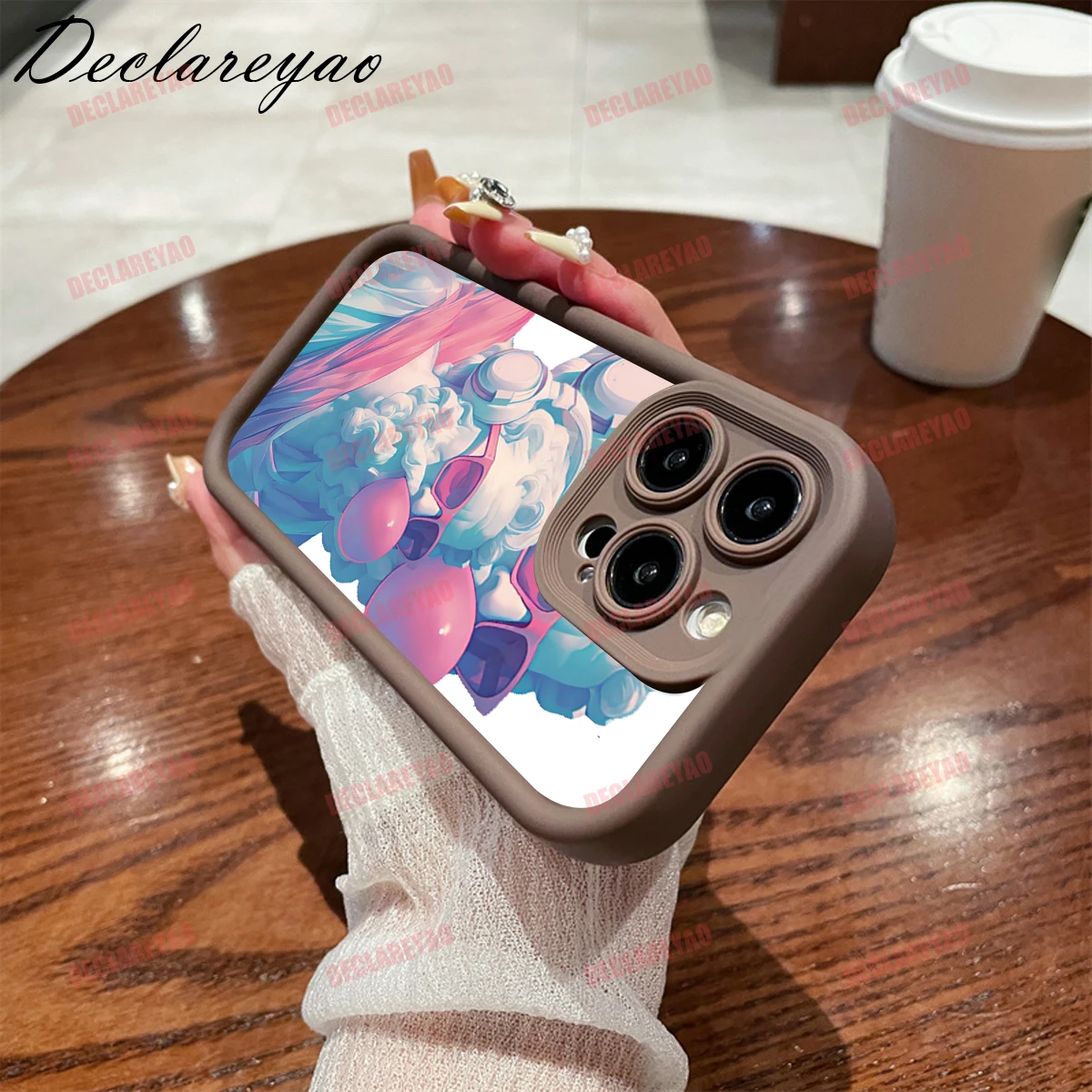 DECLAREYAO ماتي بولي يوريثان لينة خفيفة سليم حالات ل VIVO iQOO X200 V9 G2 X70 Y04 S19 V20 X100 Z3 V11 55 Z7i Y1 يغطي حافظة للصدمات