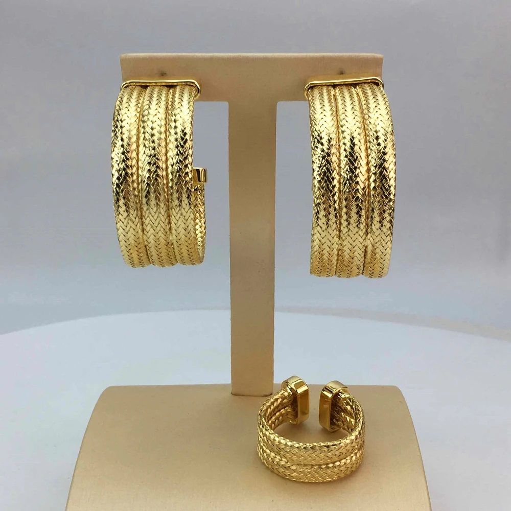 High Quality Fashion Jewelry Set Green Crystal Rhinestone Necklace Earrings Bracelet Ring Women Party Wedding Fitting FHK17178