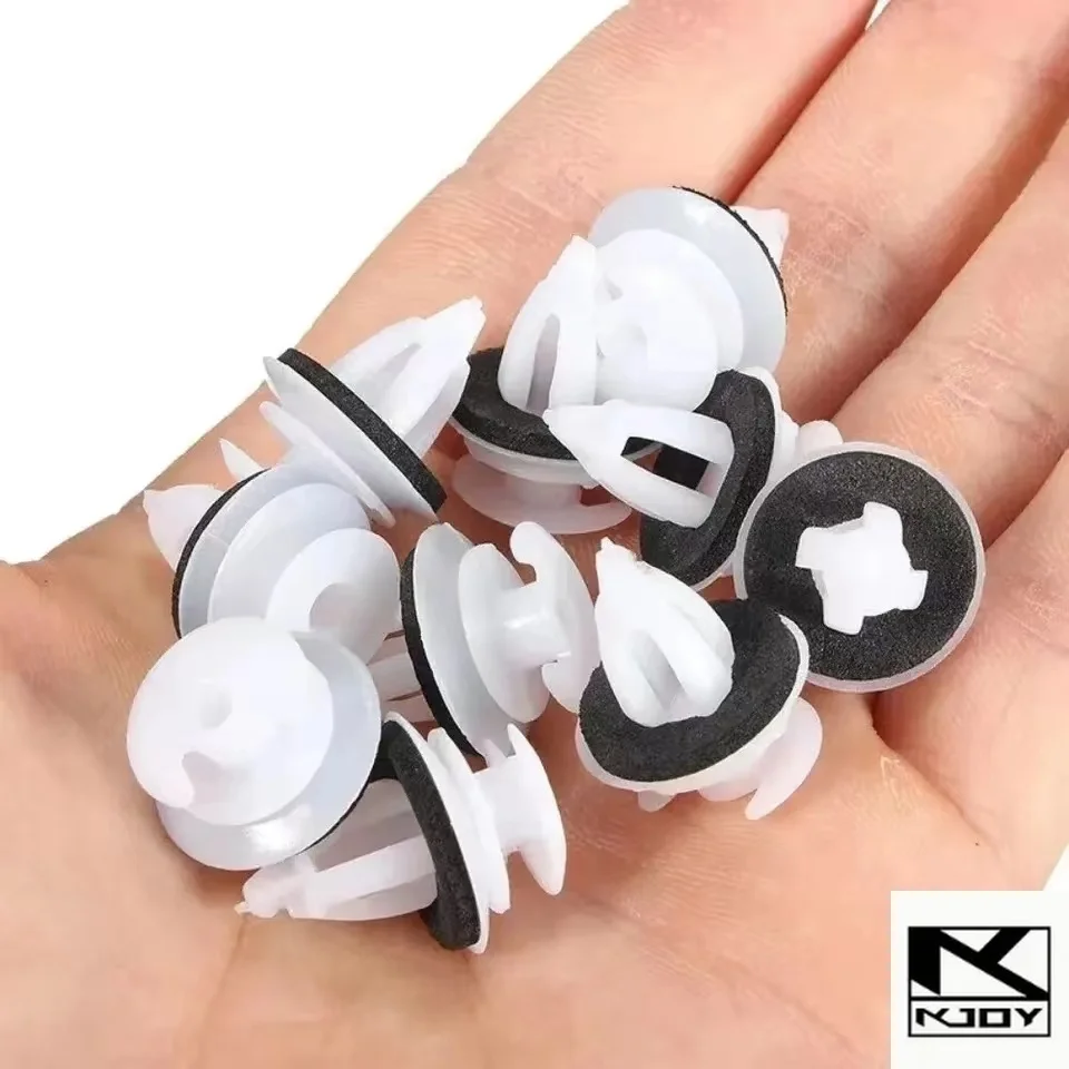kkjoy Car Fastener Retainer 50Pcs Universal Clips for Bumper Mudguard suit for most cars