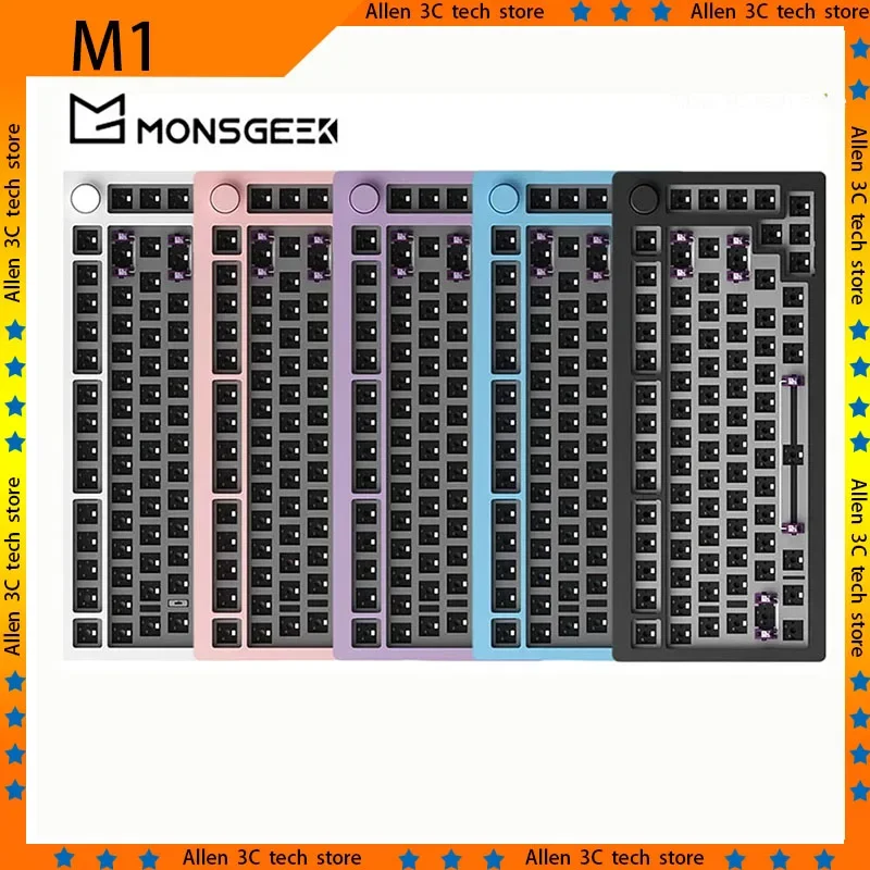 Monsgeek M1/M1W  Aluminum Alloy 83 Key Hot Swappable Usb Rgb Qmk Gaming Console Pc Gaming Keyboard Kit Accessory