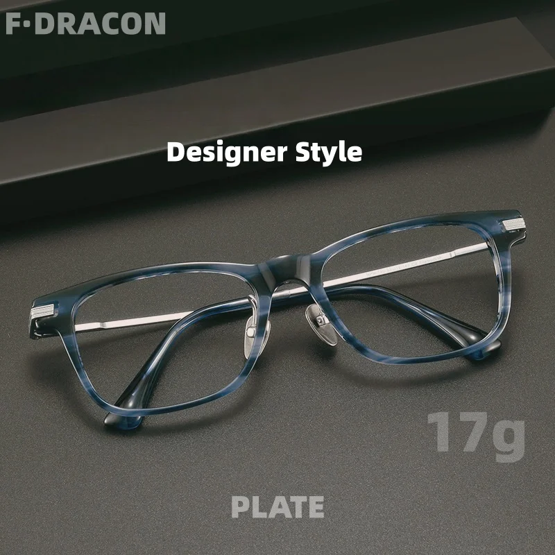 Ultra Light Sheet Eyeglass Frame Retro Square Men's And Women's Eyeglass Frame Titanium Optical Prescription Frame NPM-140