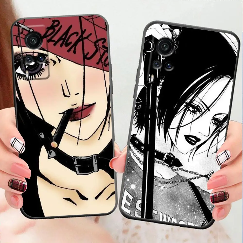 Phone Case For VIVO X90 X80 X70 X60 X50 X30 X23 V29 V27 V25 V23 V23E V21 V21E V20 Case Funda Cover Nana Osaki on Purple Tie Dye