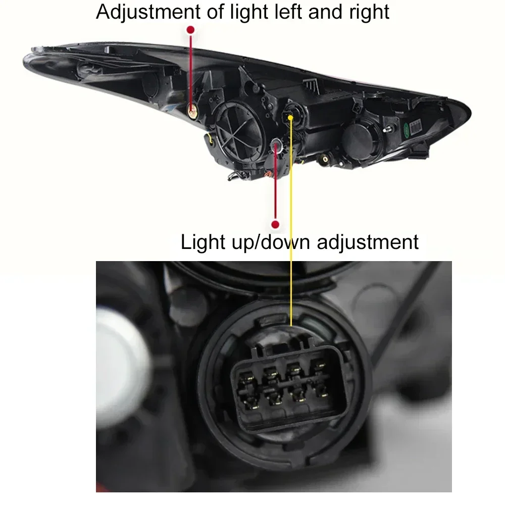 Car Styling Headlights for Hyundai Elantra LED Headlight 2012-18 Headlamps Elantra Front Lamp Drl Led Projector Auto Accessories