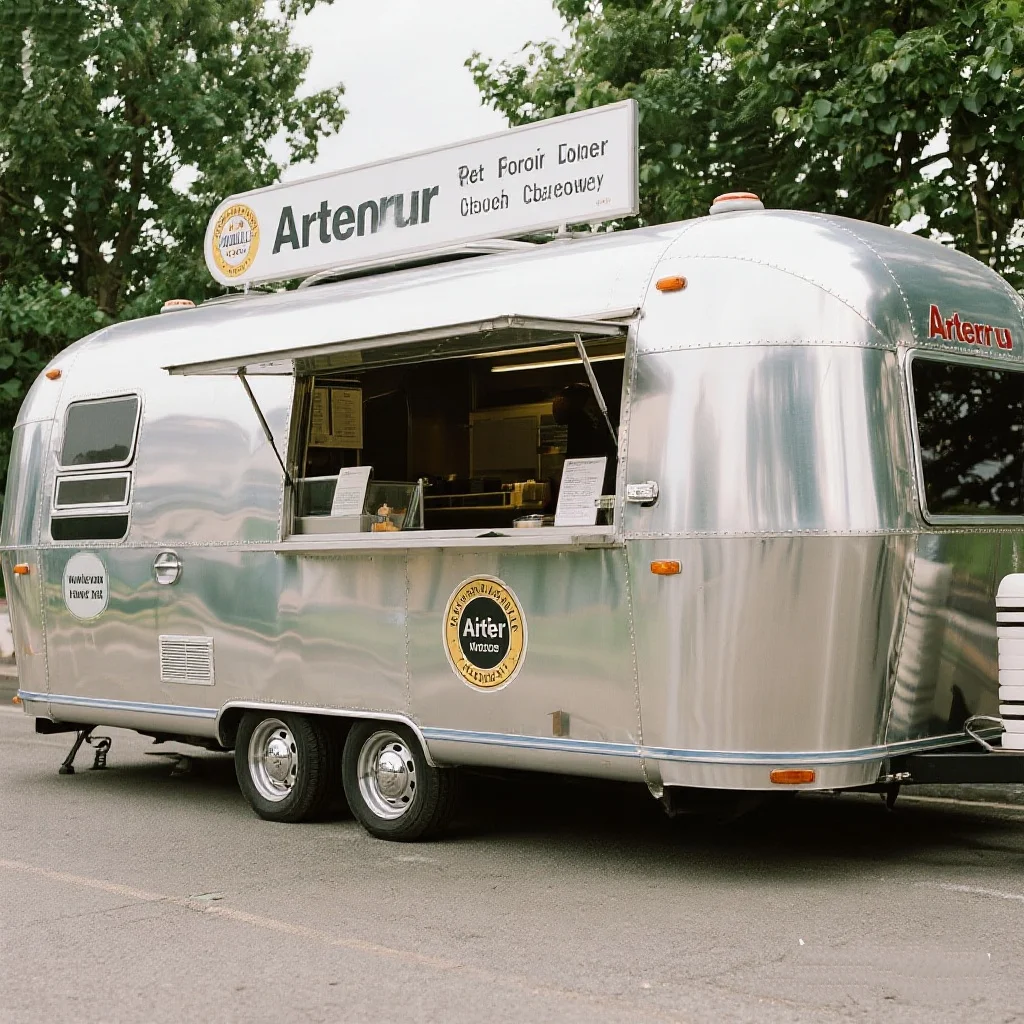 

CE DOT Licensed Air Stream Food Trucks Mobile Snack Cafe Trailers Mobile BBQ Hot Dog Kiosk Kitchen Machine Food Trailers