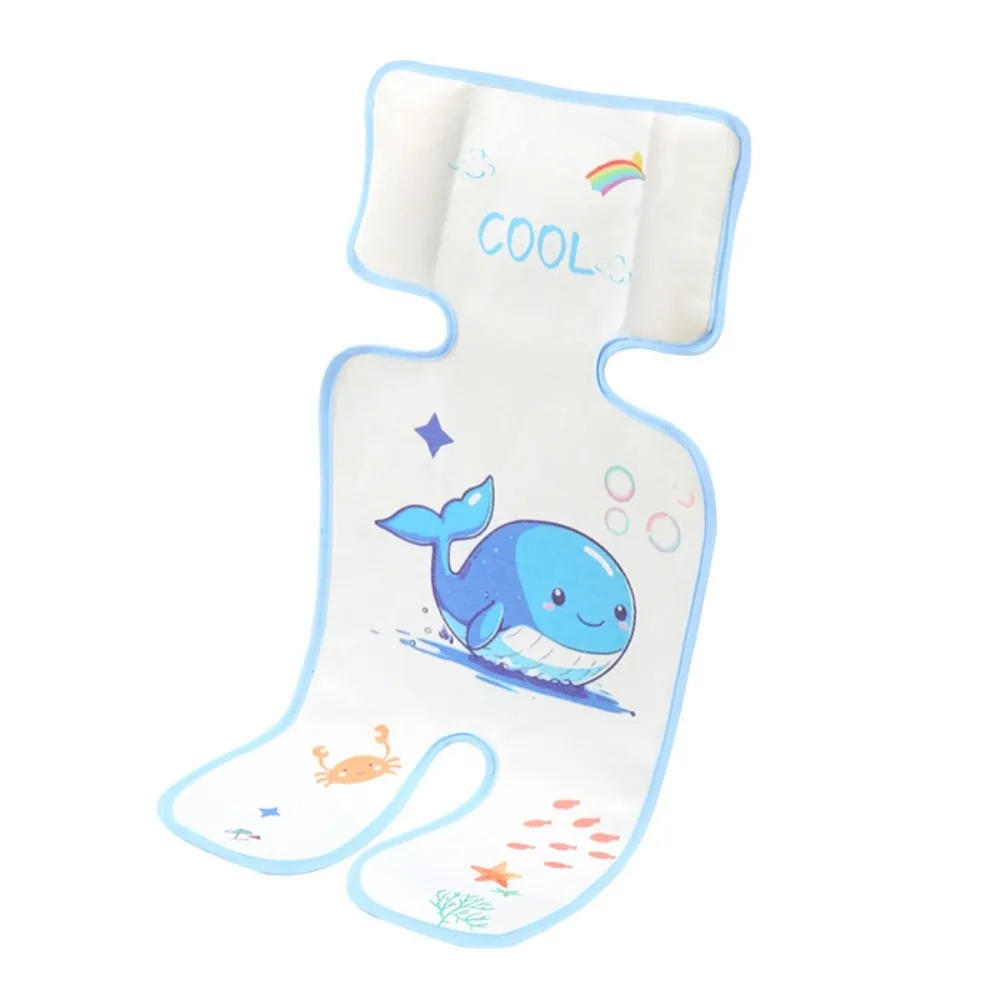 

0-3 Years Cartoon Animals Pram Cooler Mat Rabbit Seat Liner Baby Stroller Mat Car Seat Soft Baby Stroller Cool Seat Cushion Kids