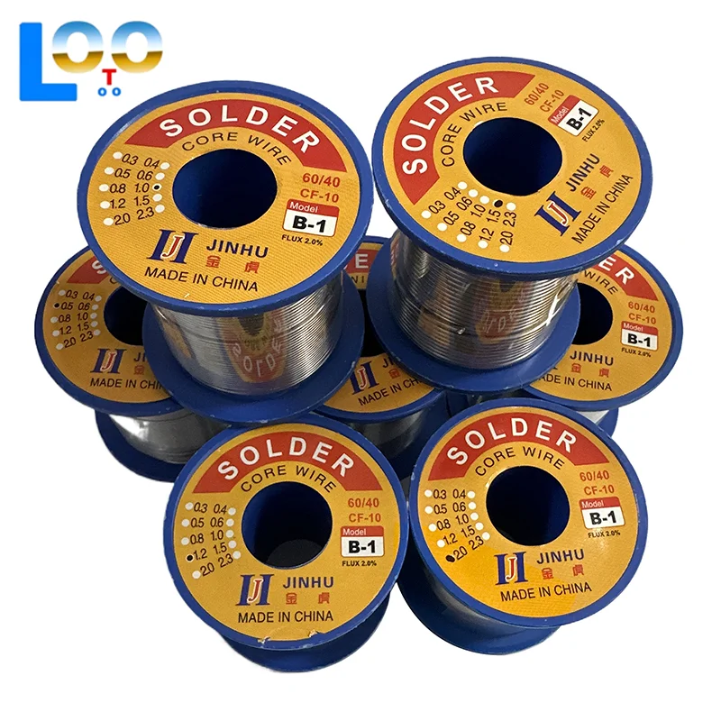 고순도 주석 라인 250g 와이어 솔더 삼키기 플럭스 릴 용접 라인 수리를위한 납 로진 코어 주석 와이어 낮은 융점