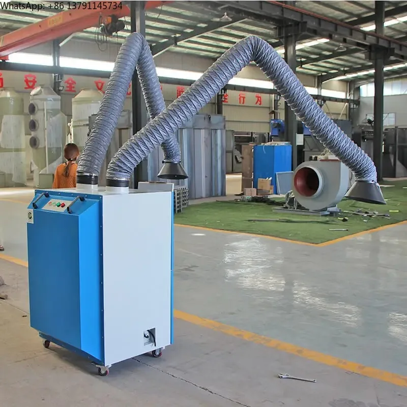 

Portable 99% Efficient Welding Fume Purifier High Suction Design Oil Mist Collector for Workshops Laboratories Used Core Motor