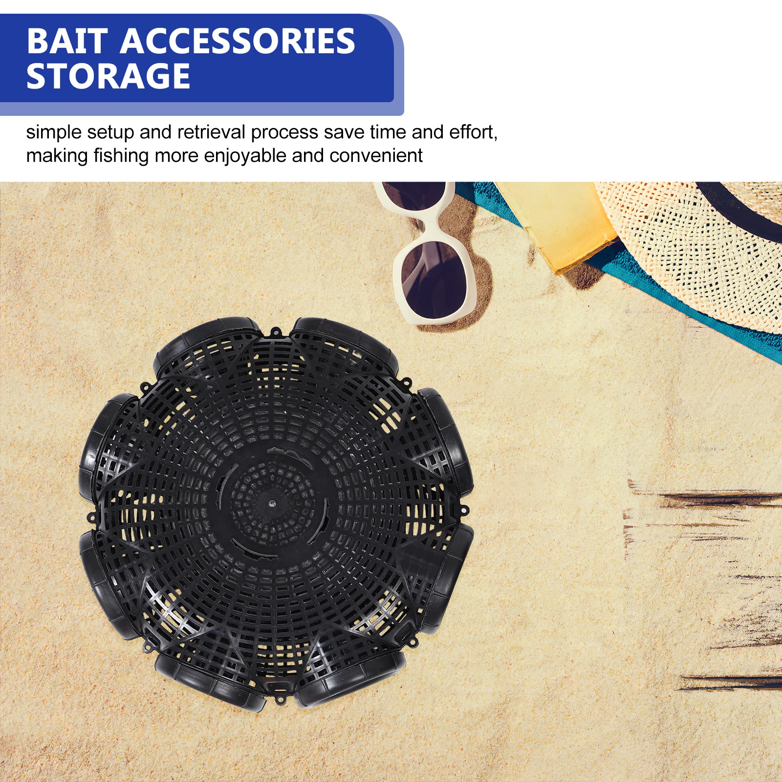 

1 set Eel For Anti-Escape Reusable Shrimp Crawfish Plastic Bait Net Portable Fish Shrimp Outdoor Professional Fishermen Durable