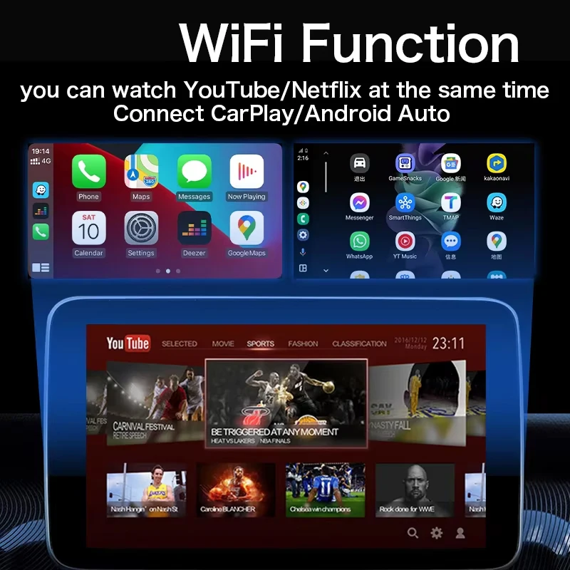 Car Video Box Carplay Ai Box Wireless CarPlay Android Auto Smart