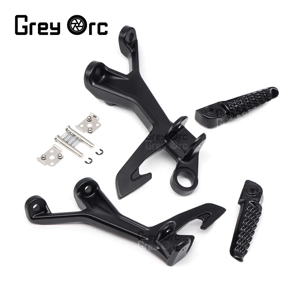 

1 пара педалей для мотоциклов, гвозди для ног пассажира, задние педали для Kawasaki Ninja 400 EX400 Ninja 500 Z400 Z500, аксессуары