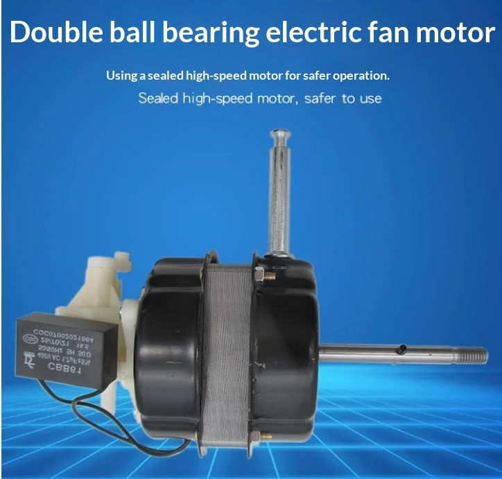 Electric Fan Motor Copper Wire Fan Motor 220V Dual Ball Bearing High-Speed Motor For Table Fan Floor Fan MotorFurnishing world
