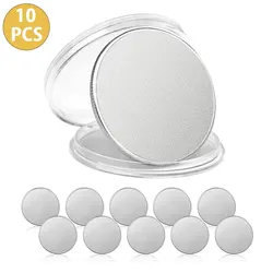 10Pcs Blank Challenge Coin Co2 incisione Laser monete vuote ottone massiccio lega di zinco modello placcato argento per incisione artigianato fai da te