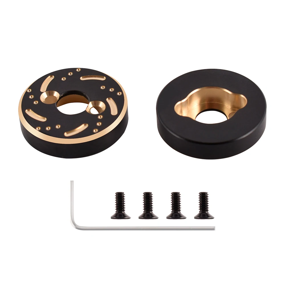 9imod Brass Heavy Duty Brass Counter Weight Set Improve Stability Rear Axle for Traxxas TRX4M 1/18 RC Crawler Upgrade