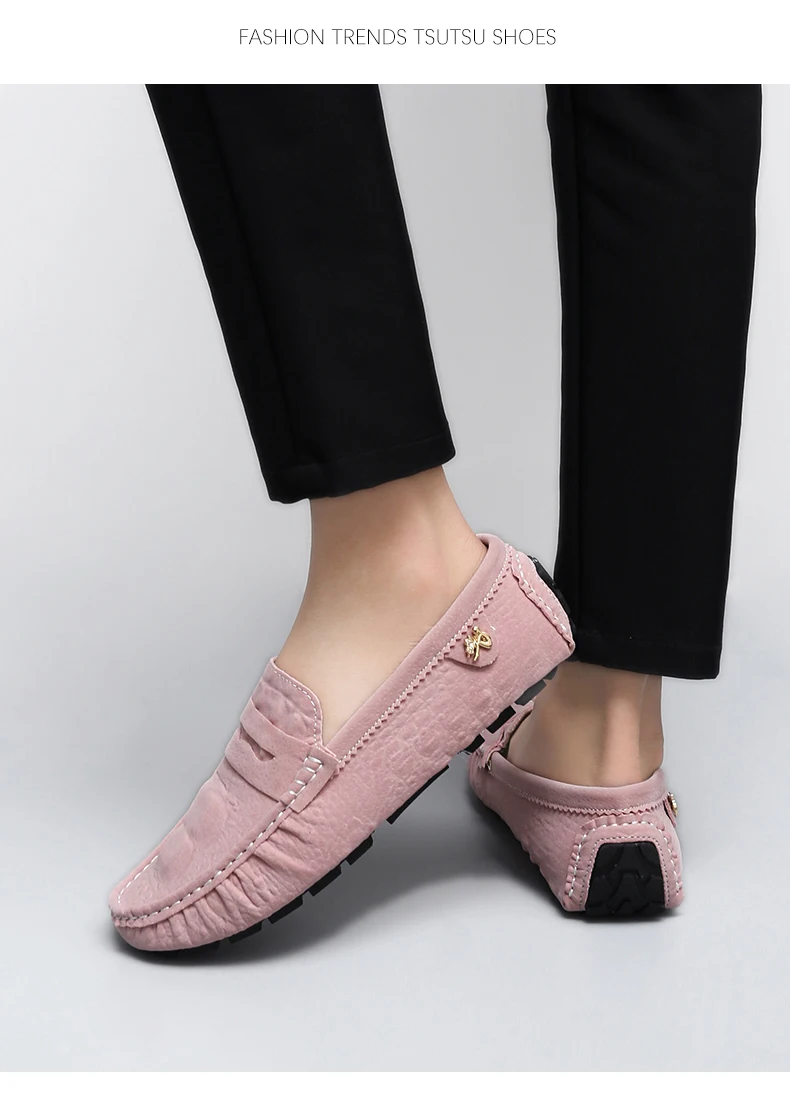 2025 Neues Modell Handgefertigte Loafer für Herren, Leichter Luxus Krokodilmuster Trendige Vielseitige Slip-On Freizeitschuhe, Unisex Fahr- und Modeschuhe – Detail 25