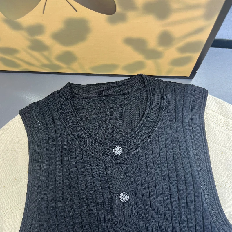 YuooMuoo-Robe chemise longue à boutonnage simple pour femme, robe pull noire, robe éducative, luxe avec beaucoup de succès, français élégant, taille fine