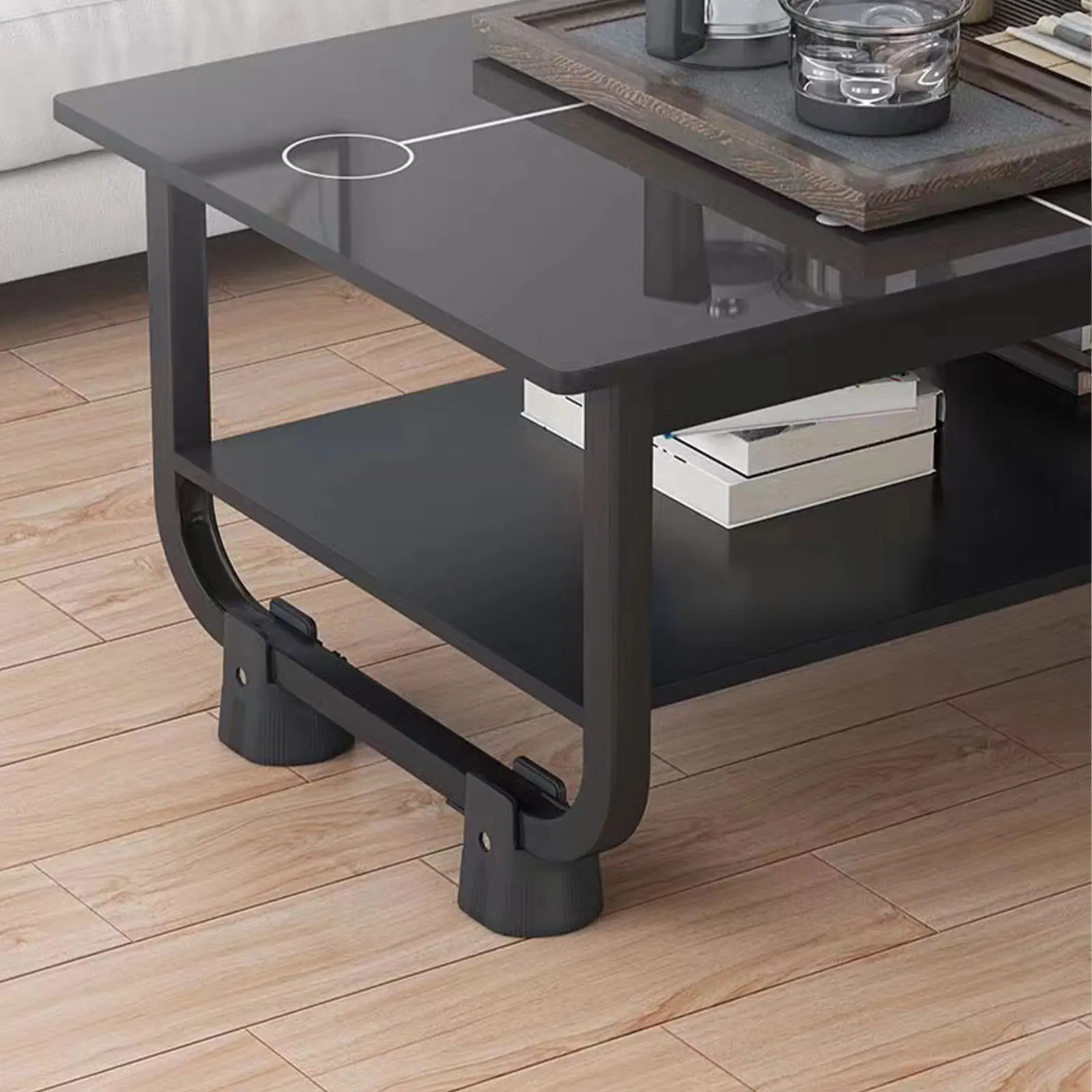 

2Pcs Adjustable Bed Riser Furniture Lifter Non Slip Sturdy Support for Tables Chairs Sofas Coffee Tables Bed Riser