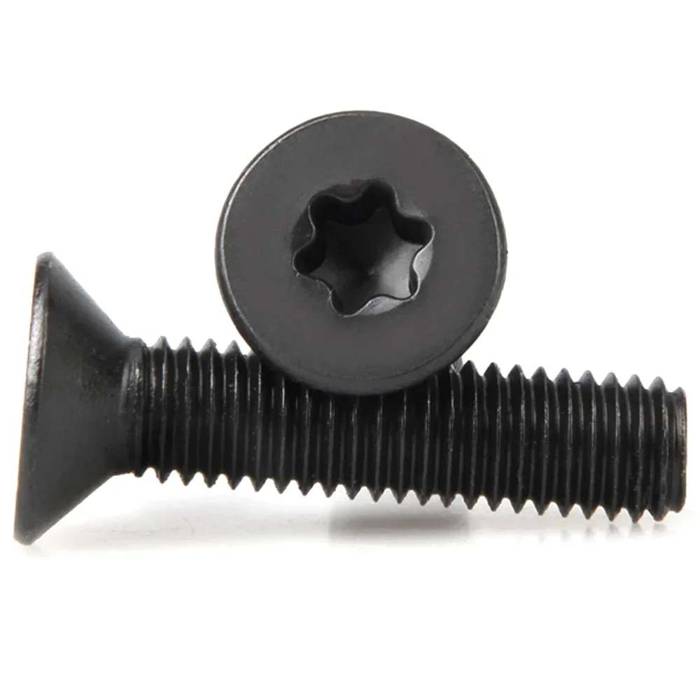 

10PCS Black 304 Stainless Steel Torx Countersunk Head Machine Screws M2-M10