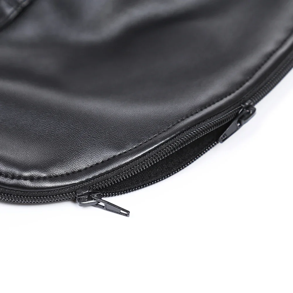 男性セクシーな多機能ヘッドギアハロウィンコスプレレザーパーティーマスクフルカバーフードマスクリムーバブル目隠しマスクアクセサリー