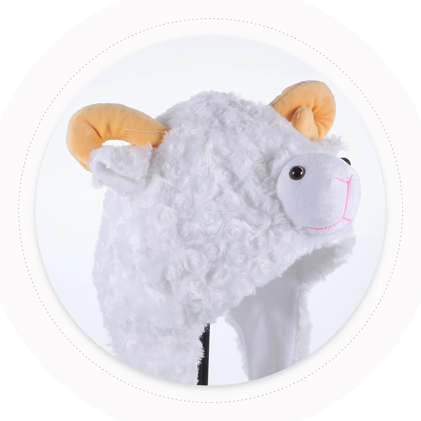 Dierenhoed Winter Skistijl Kap met oorkleppen en Pom Poms voor kinderen Volwassenen Dierenkap Winter Warm kostuumaccessoire