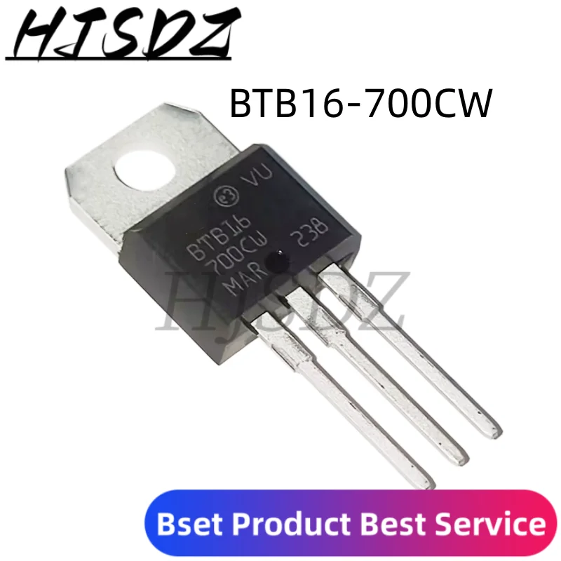 10PCS BTB16-700CW BTB16-800B BTB16-800C BTB16-800BW BTB16-800CW BTB16-1000B BTB20-600B BTB20-600C BTB20-600CW BTB20-600BW TO-220