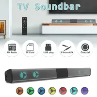 TV Sound Bar Home Theater Bluetooth With Remote Control Bass Soundbar TF FM USB Subwoofer For Computer Phone Computer Speaker