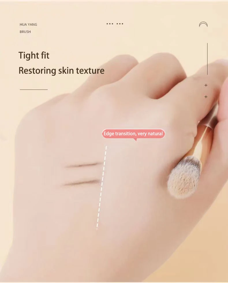 WOKO Double Head Concealer Brush Finger Concealer Makeup Brush & Tip Head Concealer Brush Facial Blemish Coverage Makeup Tool – Detail 13