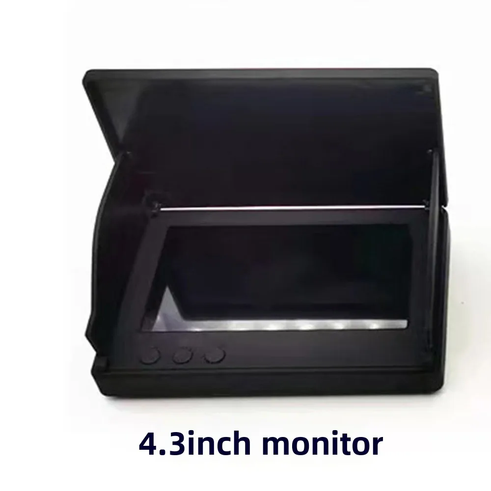 شاشة 4.3 بوصة مراقبة الصيد تحت الماء IPS عرض الشمس قناع تحت الماء صياد السمك شاشة LCD للرؤية الليلية