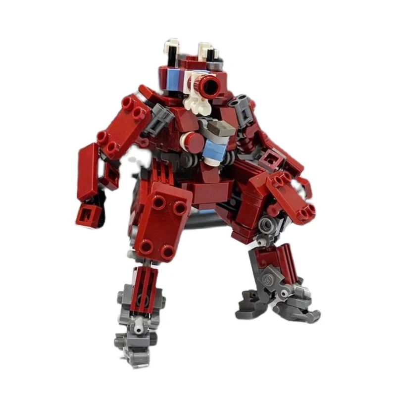 MOC Action Figure Blocks Mecha Warrior Model Building Blocks Children's Soldier Assemble Bricks Robots Kids Toy Puzzle Xmas Gift