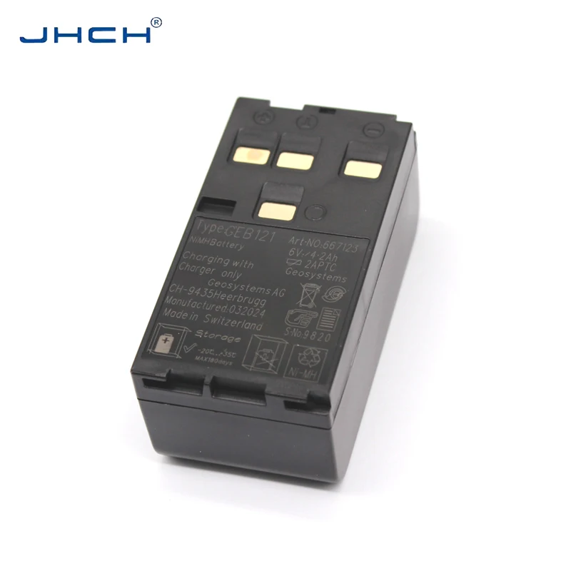 

GEB121 NI-MH Battery for Leic TPS300/400/700/800/1000/1100 Series Total Station 6V 4200mAh CE FCC