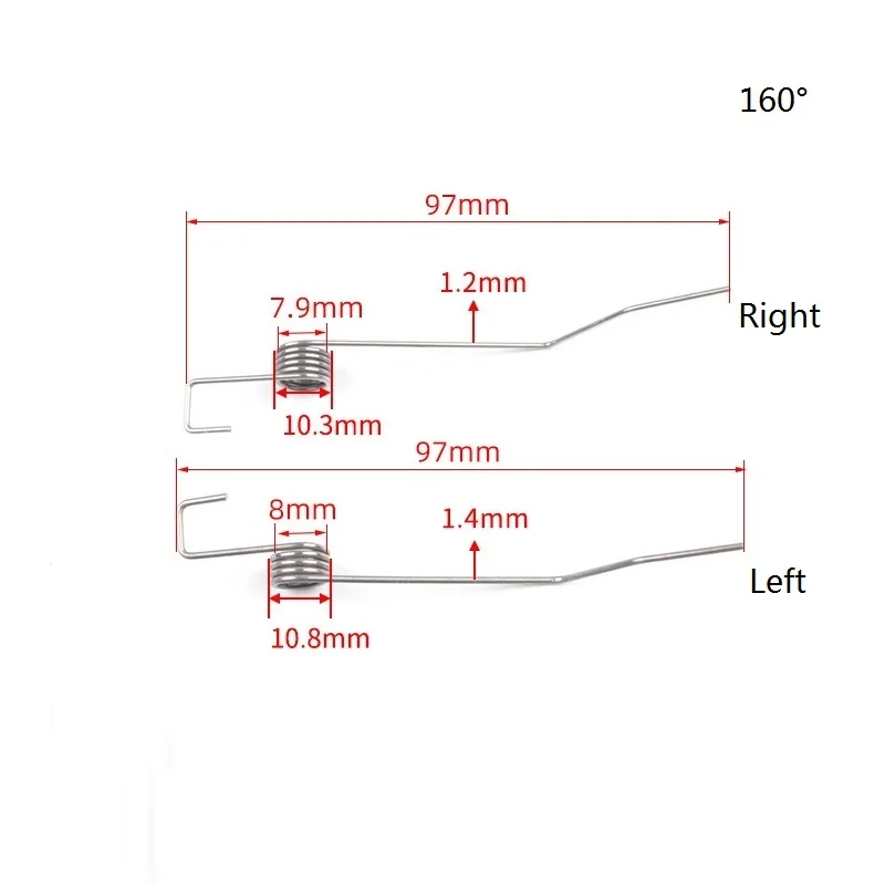 Large Garbage Can Spring 100L Sanitation Trash Can Torsion Spring Accessories