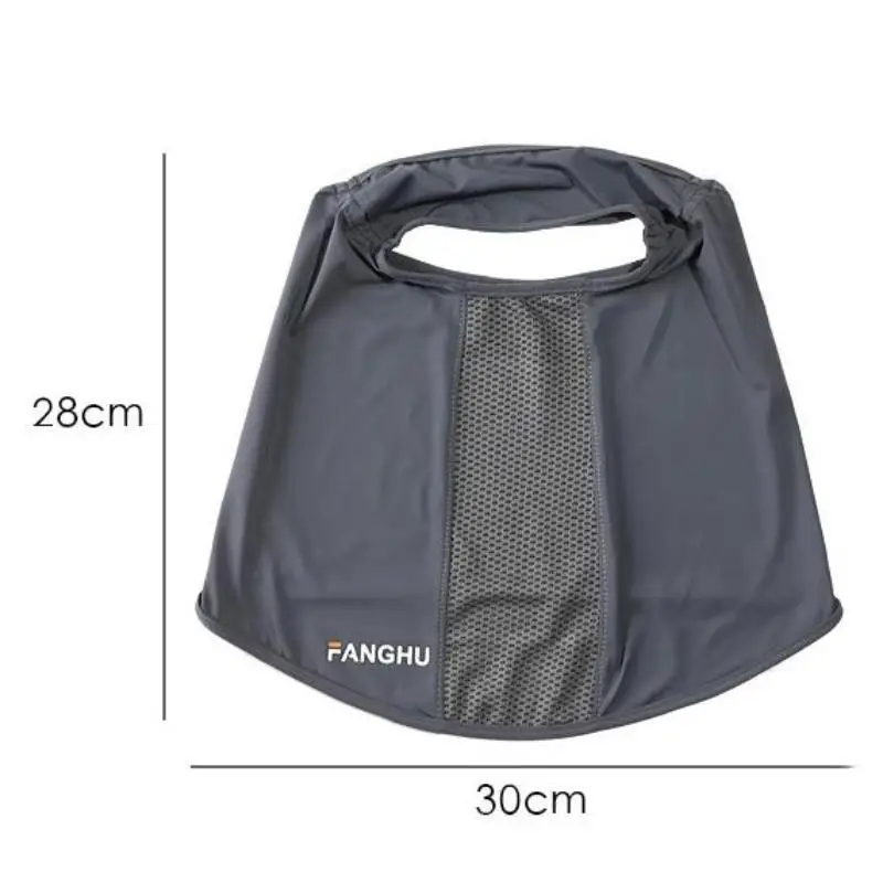 UV Protection Ice Silk Mask Sun Proof Bib Solid Color Face Cover Face Shield Summer Face Scarves Sunscreen Face Scarf Riding