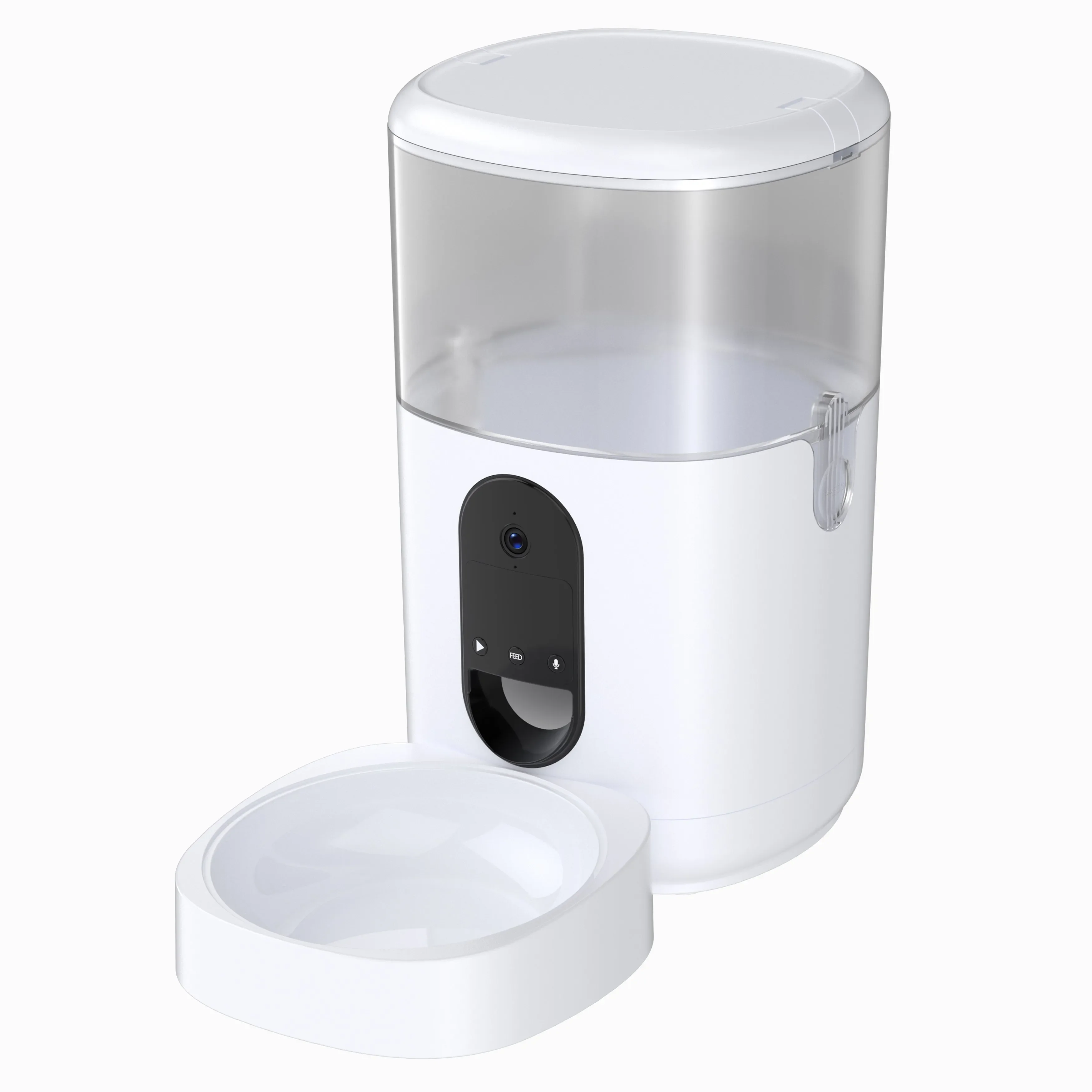 4l Time Set Pet Feeder Automatic   Food Dispenser With Stainless Steel  Bowl For Dogs Cats