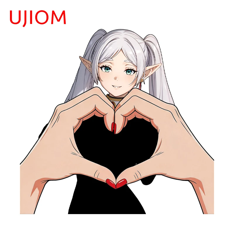 UJIOM Frieren Anime Maga Wall Sticker Hot Selling Hardcore Peripherals Decal Suitable For Window Vestibulec Decor Free Item