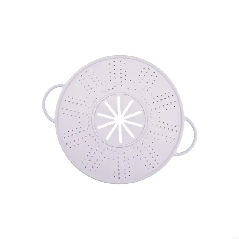 F19B Recyclable Heatproof Elastomer Oil Filter Spatter Screen Global Suitable Stovetop Cooking Kitchen Tool
