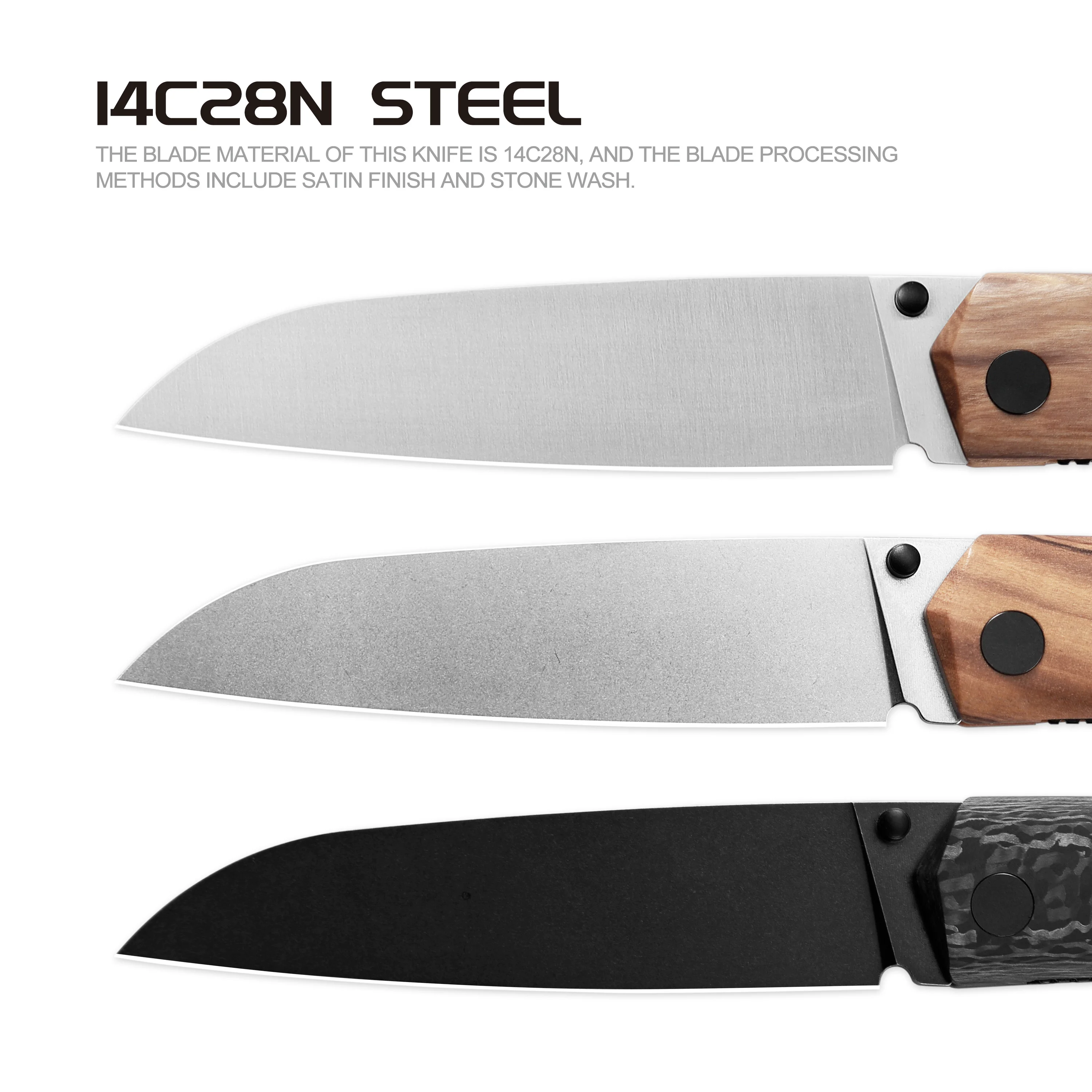 Pesce pietrificato 12 c27 acciaio 719 Coltello pieghevole manico in legno di sandalo tasca campeggio all'aperto escursionismo Coltello sopravvivenza EDC strumento di frutta