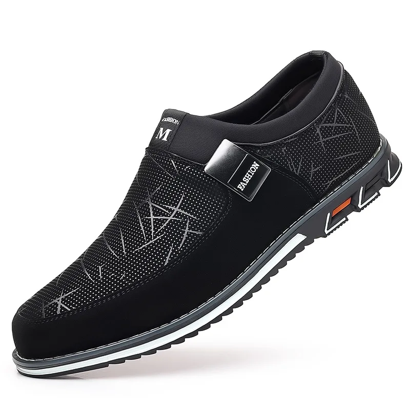 Men's Formal Shoes Cowhide Leather Shoes Banquet Professional Men's Comfortable Low Top British Casual Shoes Large Size Shoes
