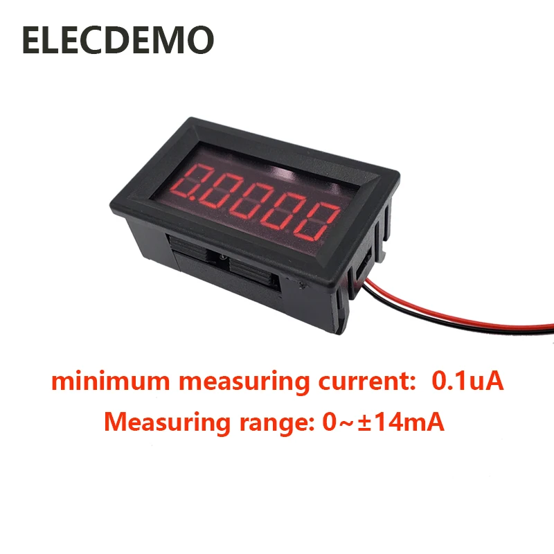 

5-битный высокоточный цифровой дисплей постоянного тока, высокоточный измеритель тока 0-14 мА, вмещает измерение отрицательного тока