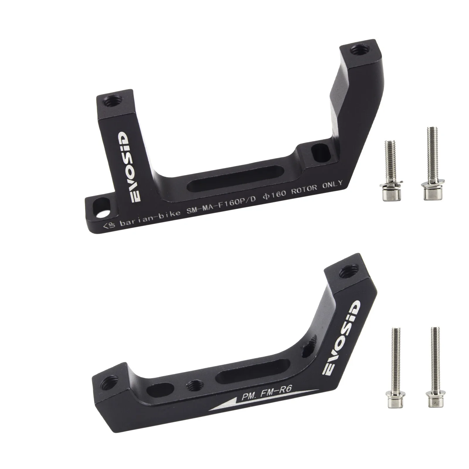 EVOSID Road/Gravel Brake Adapter Flat to Direct Mount 160mm Ultra-Light  Alloy Caliper Bracket for Disc Brake Conversion​