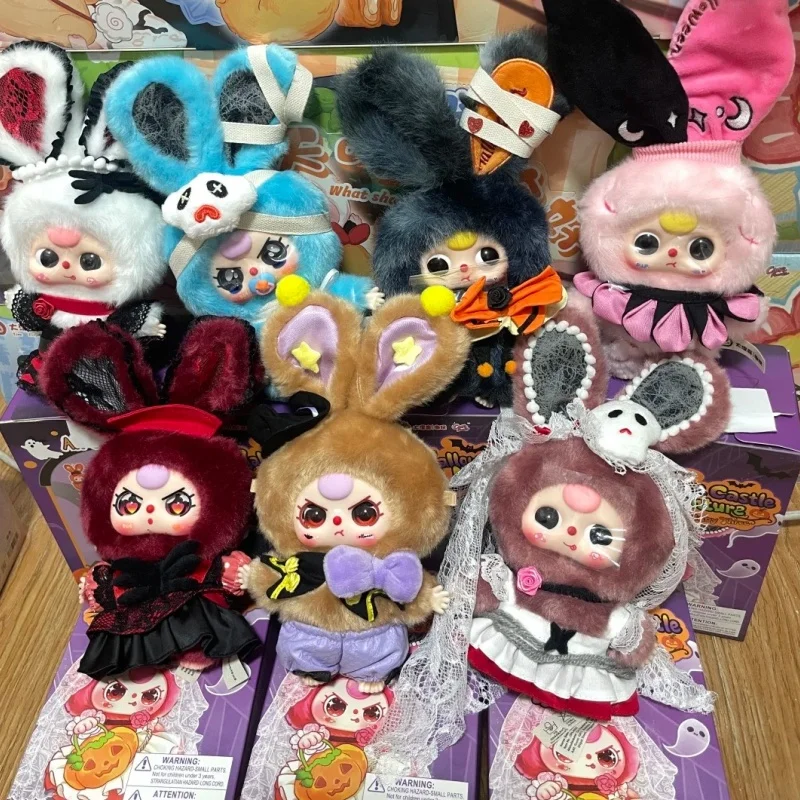 

Новая серия «Три Хэллоуина» с замком, виниловая слепая коробка, кулон, каваи, фигурки кукол, игрушка-сюрприз, подарок на день рождения для девочки, натуральная