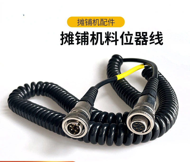 paver parts, leveler line, level meter connection line, 6 holes to 6 needle threads, construction machinery accessories