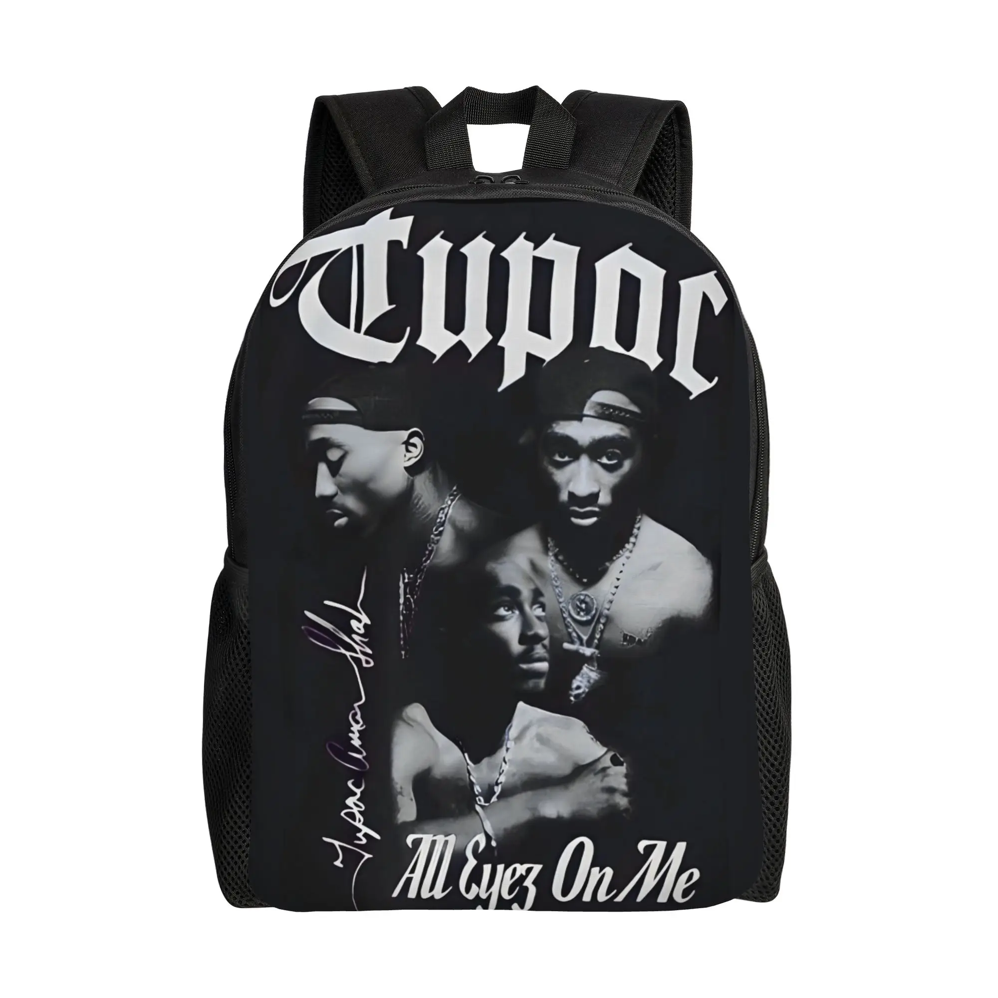 

Рюкзак для подростков в стиле рэпера Тупака, подарок для студентов, деловой рюкзак 2Pac в стиле хип-хоп для мужчин и женщин, холщовая сумка для ноутбука