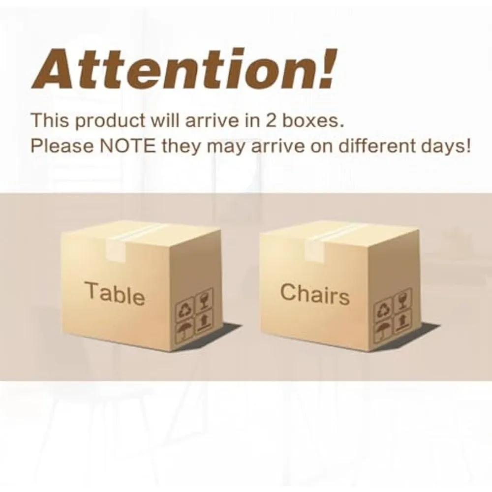 Four-Person Dining Table Set with 55" Table and Suede Fabric Chairs