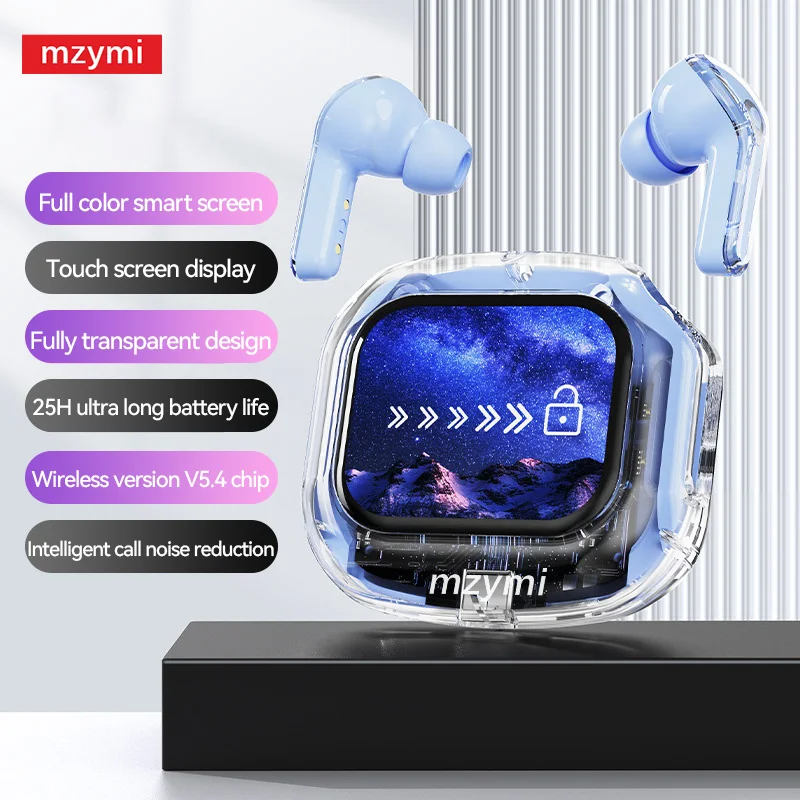 

mzymi TWS Wireless Earbuds Q20 Bluetooth5.4 Earphones In Ear Headphone Waterproof Sports Headset Built-in Mic For XIAOMI