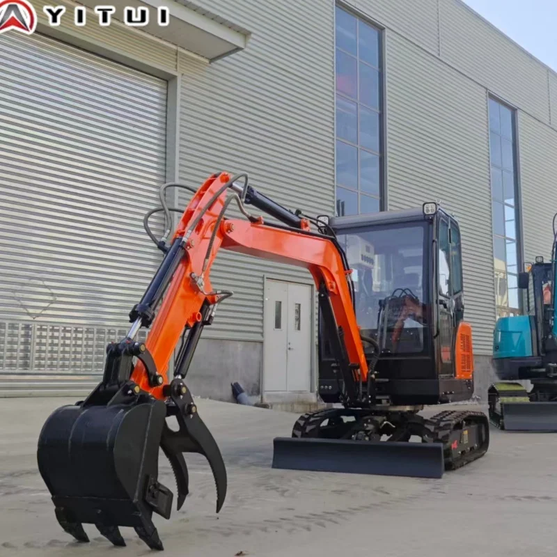 Customized Mini Excavator Small Digger with Hydraulic System for Garden Construction Farm & Landscape Projects - view 5
