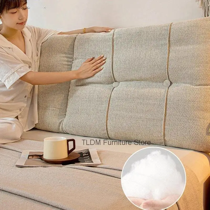 New Chenille Headboard for Bed Removable Washable Anti-Collision Soft Padding Modern Creative Furniture Design for Apartments
