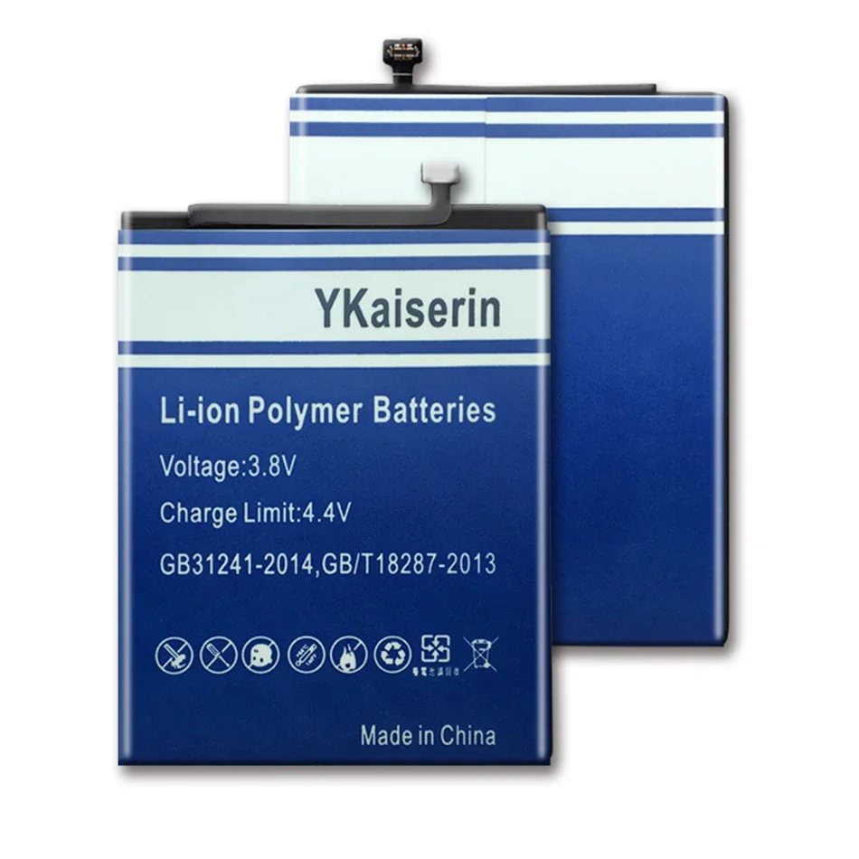 YKaiserin BN4A 5400MAH Replacement Battery For Xiaomi Redmi Note 7 Note7 + Track Code