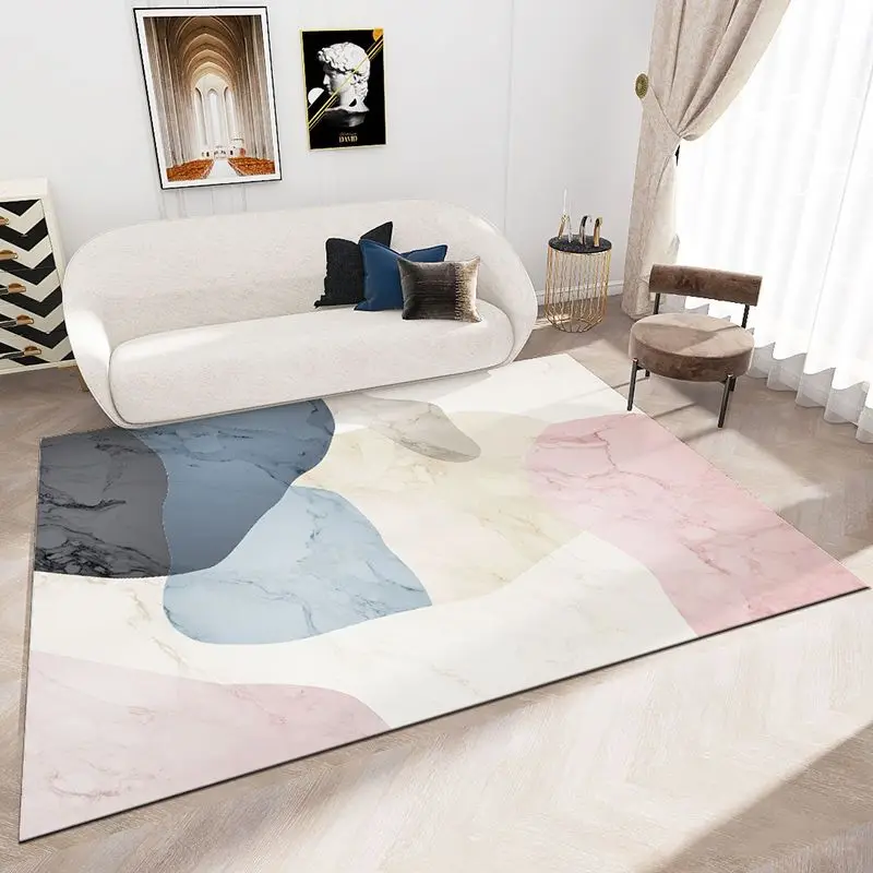 Modern Geometry Lounge Porch Entrance Carpet Living Room Sofa CoffeeTable Carpets Simple Study Bedroom Bedside Room Non-slip Rug