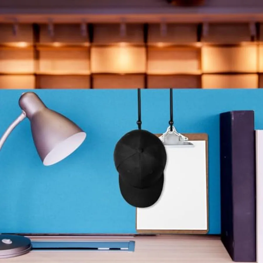 4 حزمة مكتب لوحات مكعب السنانير أنيق مزدوج خطاطيف معاطف ExtraWide 2 بوصة Veatile الأسود معدن شنق للملابس أكياس مفاتيح Umb