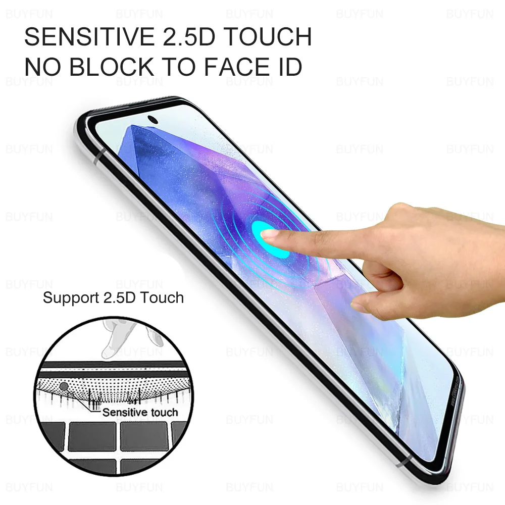 6in1 Clear Screen Protector For Samsung Galaxy A55 5G Camera Lens Film For Samsung Galaxy A 55 a55 Galaxya55 Tempered Glass Film