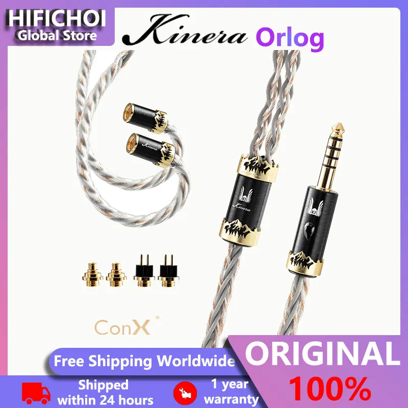 

Kinera Imperial Crystal of Truth Orlog Earphone Upgrade Cable UP-OCC EA-P 4.4mm Balanced Headphone HiFi Music IEMs Headset